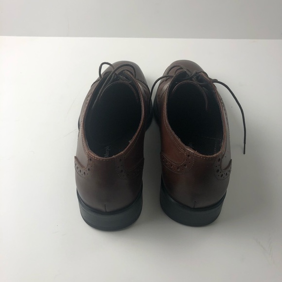 Johnston & Murphy Mens 10 M Oxford Brown Leather - Picture 8 of 11